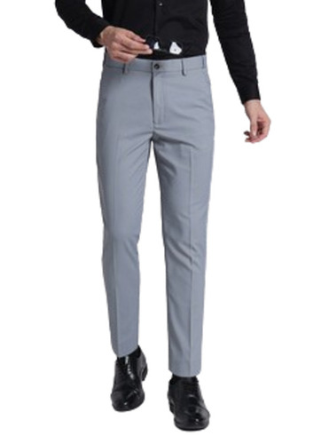 Casual Pants - Cotton Blend, Customized Fit, Grey Color | Light Weight, Breathable, Washable, Regular Fit, Three Pockets