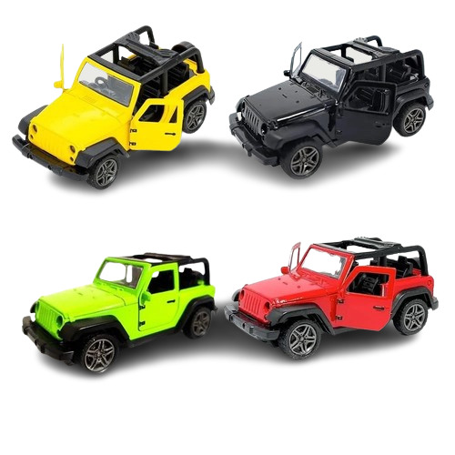 Metal Body Thar Toy Car - Color: Black