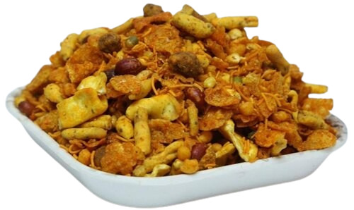 Namkeen Mixture - Fresh Quality, 100% Pure | Spicy, Digestive, Food Grade, Soft Texture, Salty-Sweet Flavor, 1-Year Shelf Life