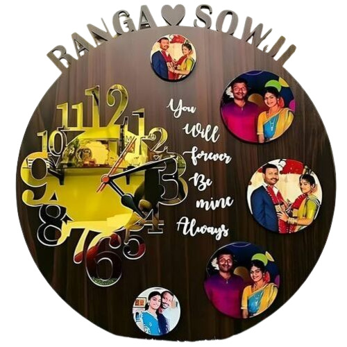 Customized Wall Clock - Color: All