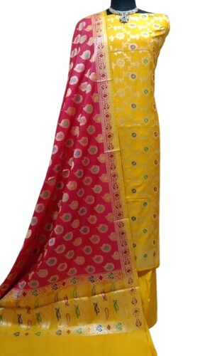 Banarasi Suit - Color: Various Colors Are Available