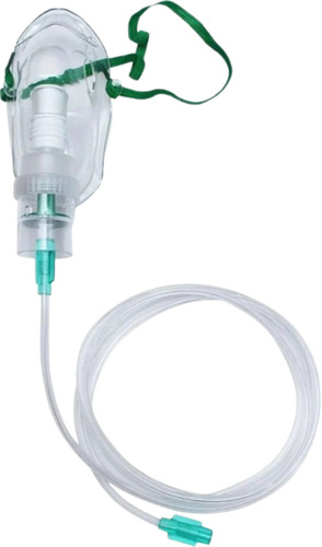 Oxygen Mask - PVC Adult Size Transparent | Lightweight Durable Anti-Bacterial For Fast Recovery in Hospitals
