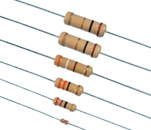 Carbon Film Resistors - New Non-Polished, 100 Piece Pack | Multi Color, Industrial Use, LCD Display Compatible, Carbon Film Material