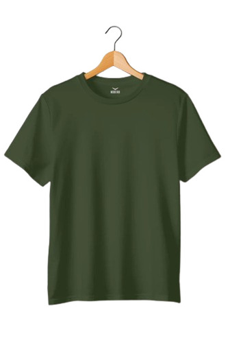 Mens T Shirts - Cotton Customized Size Light Green Color O-Neck Short Sleeves | Light Weight Breathable 100% Purity Very Good Quality