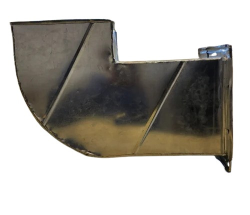 Stainless Steel Duct Elbow - Square Shape, High Rated Pressure, Fine Finished | Durable, Plain Pattern, Industrial Ventilation Solution