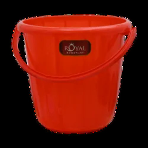 Plastic Bucket - Plastic Material, 7 LTR Capacity, Assorted Color | Versatile Design for All Household Applications