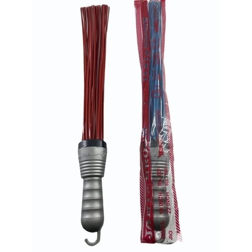 Plastic Broom - Lightweight Plastic, Standard Size, Maroon Color | Portable, Washable, Ideal for House, Office, Hospital & Kitchen Cleaning