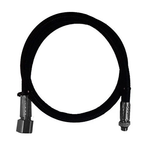 Pressure Hose - Stainless Steel & Rubber, 5 Meter Length, Black Color | Industrial Usage, 1.5 Meter Width, Suitable for Machinery