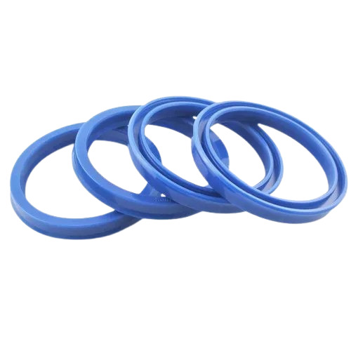 Rubber Rod Oil Seals - Rubber, Customized Size, Sky Blue Color - Durable, Round Shape, Fine Finished, Perfect for Automobile Applications