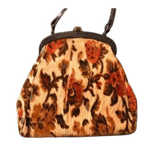 Womens Fashion Bags - Canvas, Standard Size, Multi-Color, Printed Design | Reusable, Washable, Moisture Resistant, Easy to Carry Clutch with Handles