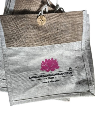 Jute Stylish Bag - Color: Brown
