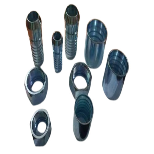 Hydraulic Hose Fitting - Mild Steel, 3 Inch Size, Silver Color | Industrial Usage, Female Hydraulic Pipe Connection