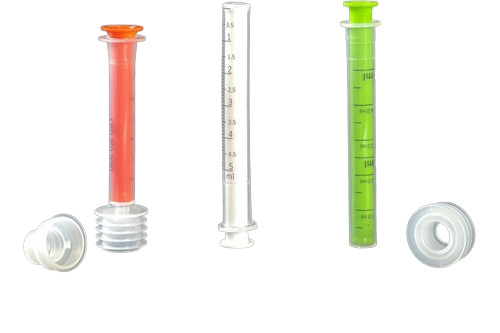Pharmaceuticals Syringes - Plastic Material, Manual Operation, Customized Size, Disposable Use | 100% Accuracy, Light Weight, Round Shape