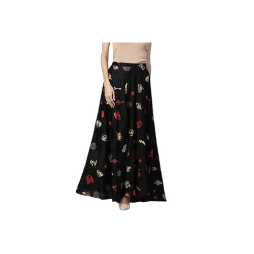 Women Long Casual Skirt - Color: .