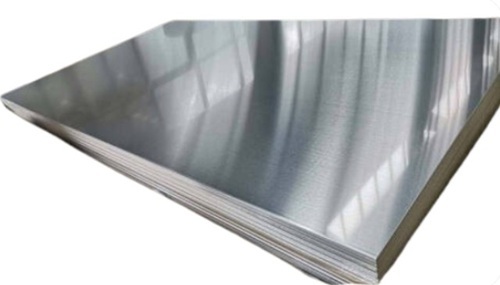 Aluminum Sheets - Rectangular, Polished Finish | Industrial Grade, High Strength, Silver Color, Suitable for Manufacturing Applications