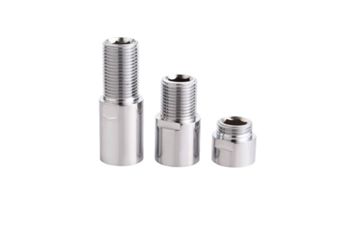 Extension Nipple - Brass, 1 Inch, Silver Color, High Pressure Ratings, Polished Surface Finish, Durable Socket Joint | Long Lasting for Industrial Applications