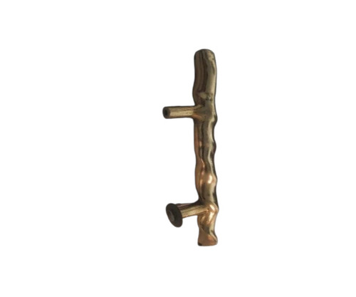 Fancy Door Handle - Metal, Polished Finish, Golden Color | Anti-Corrosion, Fine Finished, Perfect Strength for Door Fittings