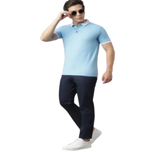 Mens Casual T Shirt - Color: Blue