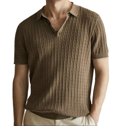 Plain Mens Cotton Polo T Shirts