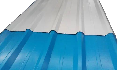 Blue And White Coated Roofing Sheet