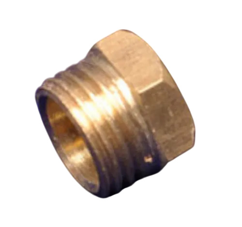 Brass Cable Nut - Brass, Customized Size, Gold Color | Durable, Fine Finished, Polished Surface, Hexagon Shape, Industrial Application