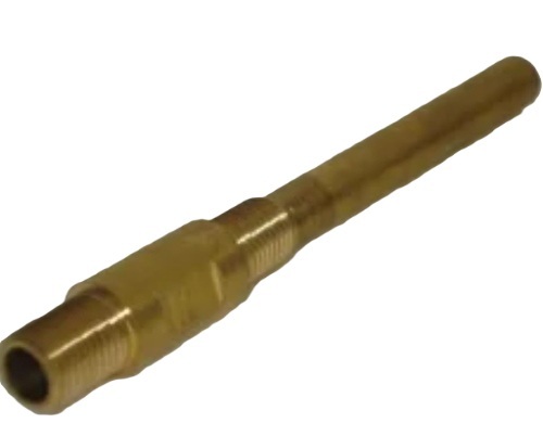 Brass Pipe Fittings - Male Nipple Connection, 2-8 mm Thickness, Polished Brass, Hexagon Head, Chrome Plated, Suitable for Water Applications