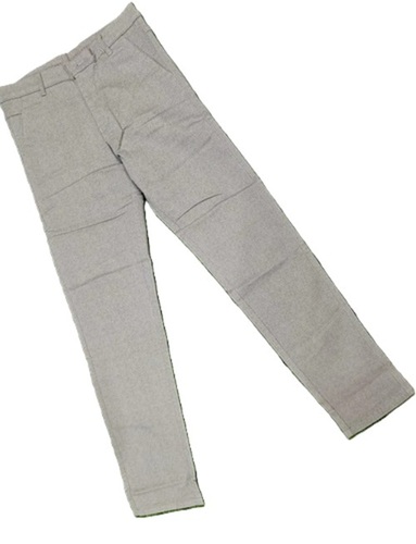 Mens Cotton Casual Trouser - Regular Fit, Grey Color | Breathable, Skin Friendly, Handwashable for All Seasons