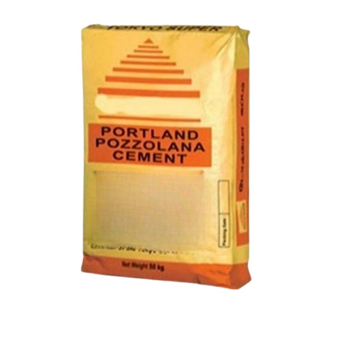 Portland Pozzolana Cement - 50 Kilograms, Grey Color, Powder Form, Acid-Proof, High Bending Strength, Marine Cement with Extra Rapid Hardening