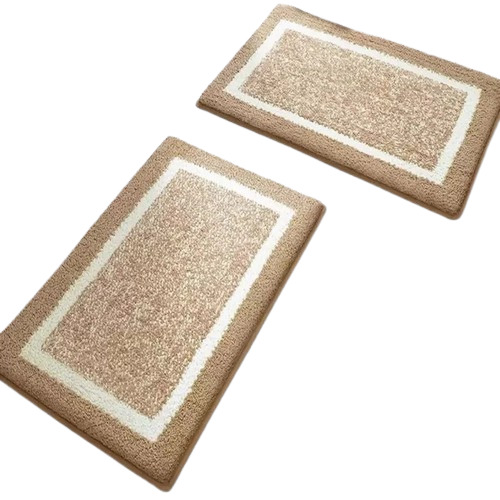 Bathroom Carpets - Microfiber 40x60 cm 10 mm Thickness | Non-Slip Modern Design Easy to Clean Machine Washable Plain Pattern