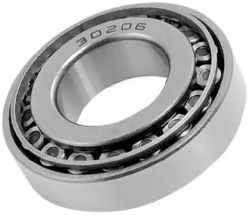 Urb Bearing - Tapered Roller Bearing 30206A, 62 mm Outer Diameter, Silver Stainless Steel, Double Row Design for Agriculture & Automobile Use