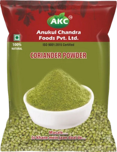 Akc 100g Coriander Powder - Organic Dried Coriander Green Color Powder Form FSSAI Certified | Ideal for Cooking Store in Dry Place 12-Month Shelf Life