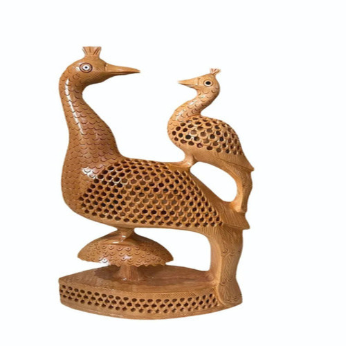 Brown Wooden Statue - Design Type: Antique