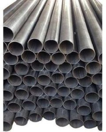 Mild Steel Pipes - 4 mm Thickness, 6 Meter Length | Round Shape, Corrosion Resistant, Ideal for Construction, Gas and Oil Applications, Metal End Protector