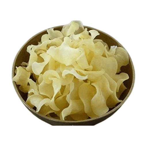 Potato Chips - Round Shape 100% Pure Vegetarian Yellow Color Gluten Free | Ready to Eat Made with Potatoes and Spices Salted Taste