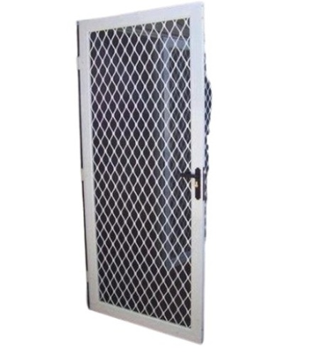 Aluminum Door Grill - Polished Silver Finish Corrosion-Free Rectangular Custom Size Modern Style Aluminum Alloy Material