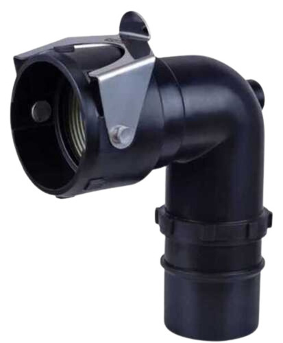 Sprinkler Pipe Fittings - HDPE Material Round Shape Black Color Polished Finish | Durable Elbows Socket Joint Connection High Rated Pressure