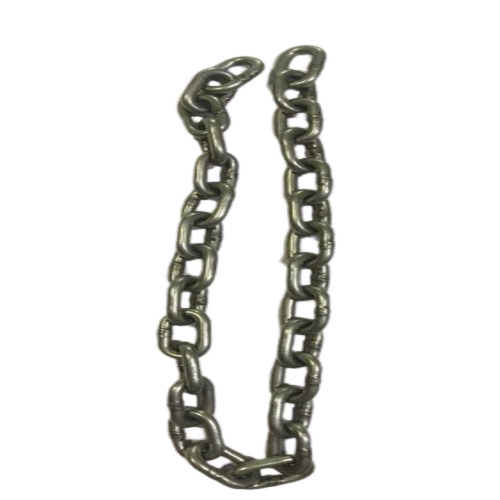 6mm Stainless Steel Link Chain - 6mm Thickness, Silver Finish | Metal Material, Customizable Size Options