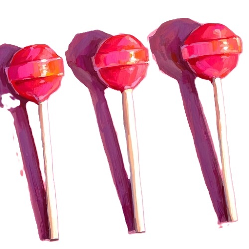 Candy Lollipop - Multicolor, Solid Texture, Round Shape | Eggless, Sweet Sugar Flavor, Stick Form, 6 Months Shelf Life