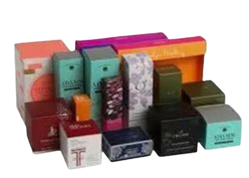 Cosmetic Packaging Box - Paper Material, Multi Color Printed Design | Ideal for Versatile Cosmetic Storage and Presentation