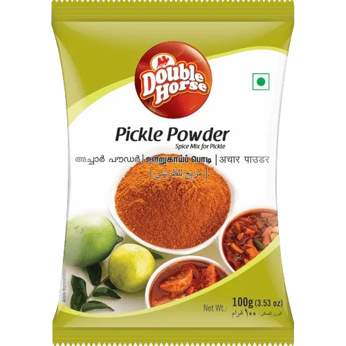 Double Horse Pickle Spice Powder - 100 Grams, Brown Powder, A Grade Quality | Fssai Certified, Spicy Taste For Cooking, Shelf Life: 12 Months