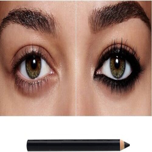 Eye Kajal - Liquid Form, Black Color | Glitter Effect, Safe for All Skin Types, 10 Week Shelf Life, Ideal for Personal Eye Use