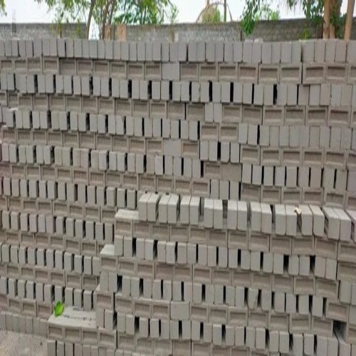 Fly Ash Concrete Bricks - Clay, 12mm Thick, Gray Color, Heat Resistant, Polished Finish | Solid Rectangular Shape, Custom Size Options, 12-Year Working Life