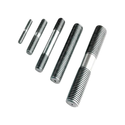 Threaded Stud - Mild Steel, 300mm Round | Silver Color, Long Lasting, Solid Hardness, Fine Finished, Anodized Surface Treatment, Grade A