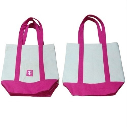 Fancy Plain Canvas Bag - Color: Multi Color