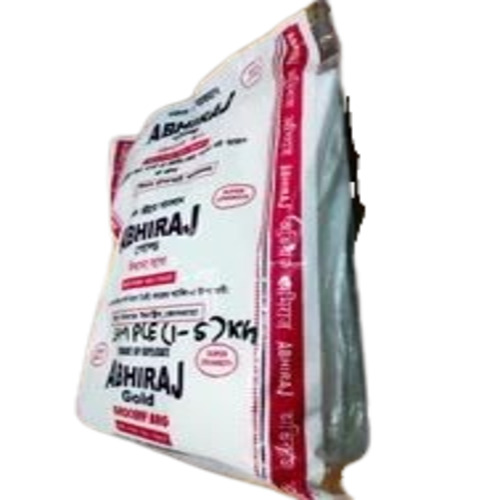 Grocery Bag - HDPE Material, Multiple Color Options, Antistatic Feature, Button Closure, Recyclable with Plain Offset Printing