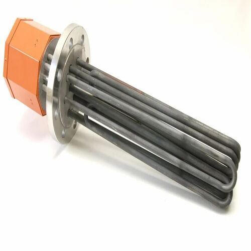 Industrial Immersion Heaters - Stainless Steel, 220-380 V, 500 W-400 kW, Max Pressure: 5-10 Bar | Single Phase, Custom Size, Good Quality
