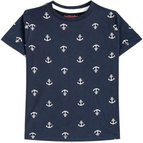 Round Neck Blue T Shirts
