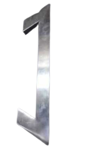 Glass Door Handle - Color: Silver