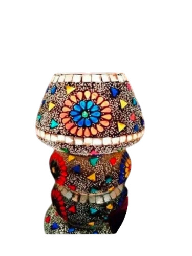 Glass Lamp - Glass, Customized Size, Multicolor | Energy Saving Light Source, Designer Hand Painted, Durable with Fine Finish