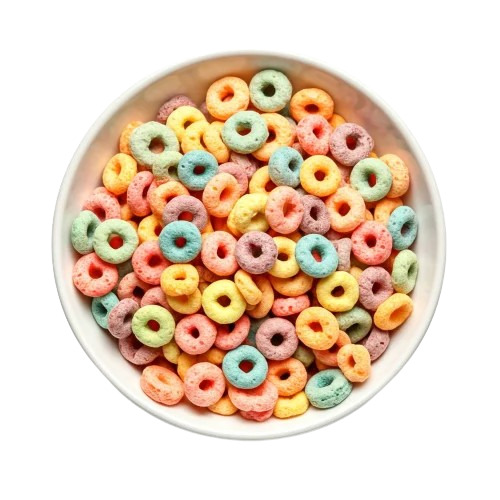 Mix Fruit Flavour Rings Snacks - Physical Form: Solid